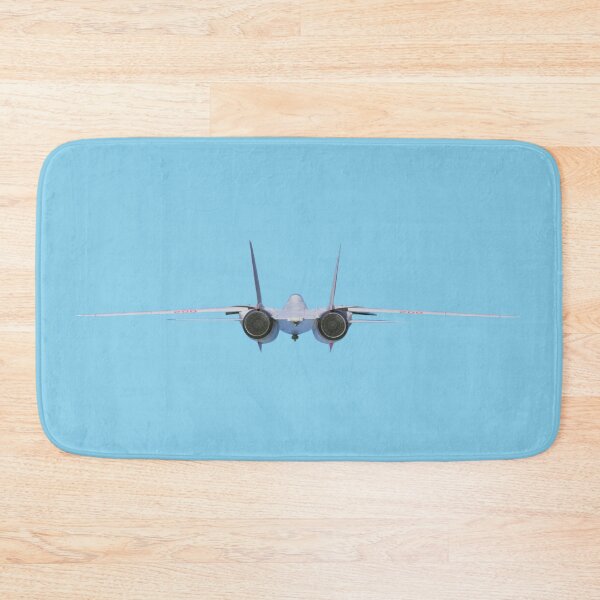 Item preview, F-14 Tomcat Twin Engine Silhouette Rear View Vector Art designed and sold by AfterburnerLab.