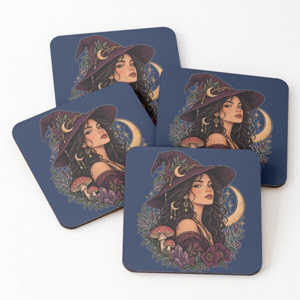 Artikelvorschau, Mystische Hexenfrau entworfen und verkauft von ForestWitchShop.