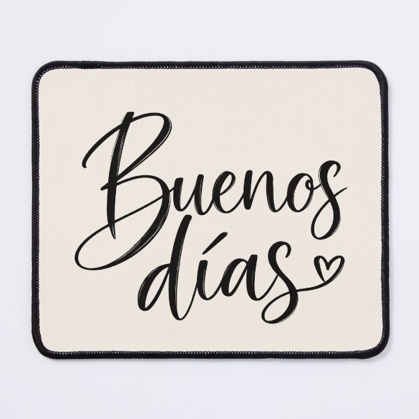 Item preview, Buenos Días Spanish Good Morning Script Design designed and sold by MetaModel Editions.