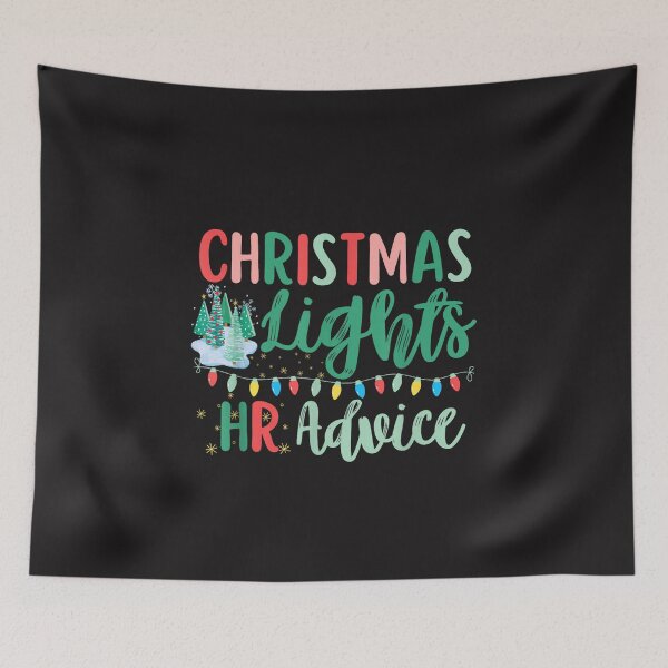 Item preview, Christmas Lights HR Advice Human Resources Xmas Tree Vintage designed and sold by kiralynstration.