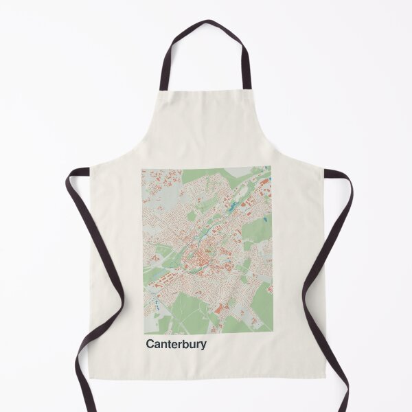 Item preview, Canterbury Minimalistic Map Art designed and sold by MapsNerd.