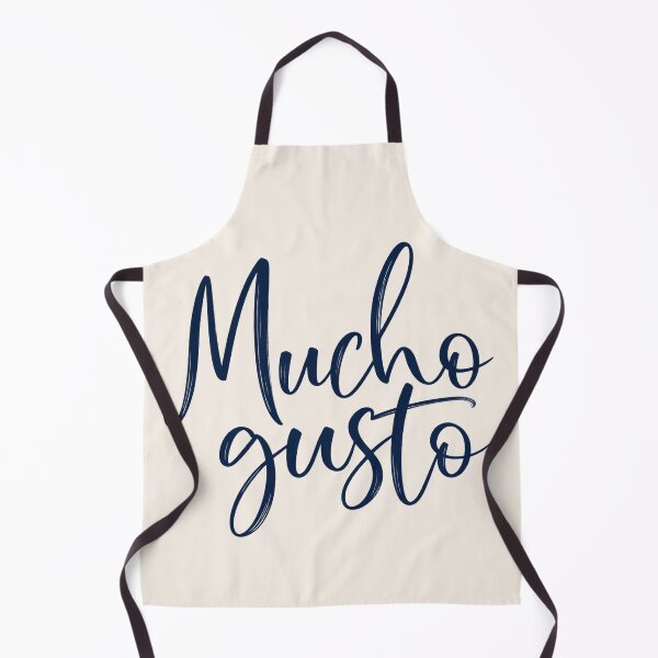 Item preview, Mucho Gusto Spanish Phrase Elegant Script Typography designed and sold by MetaModel Editions.