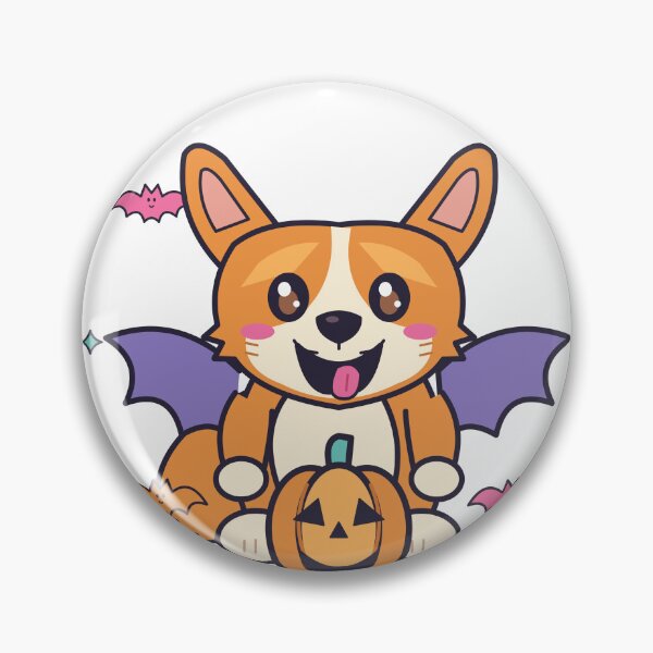 Item preview, Halloween Corgi Bat Wing Pup – Cute Dog Illustration designed and sold by narinzoon.