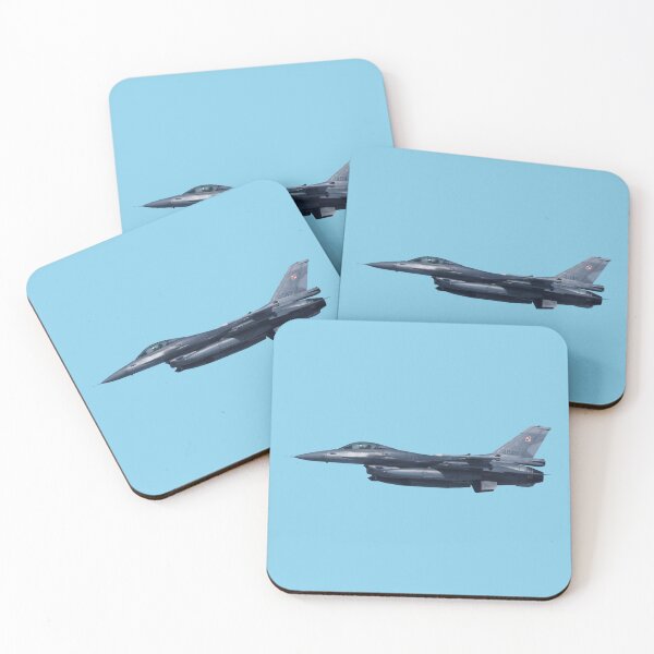 Item preview, F-16 Fighting Falcon Polish Air Force Profile Vector Art designed and sold by AfterburnerLab.