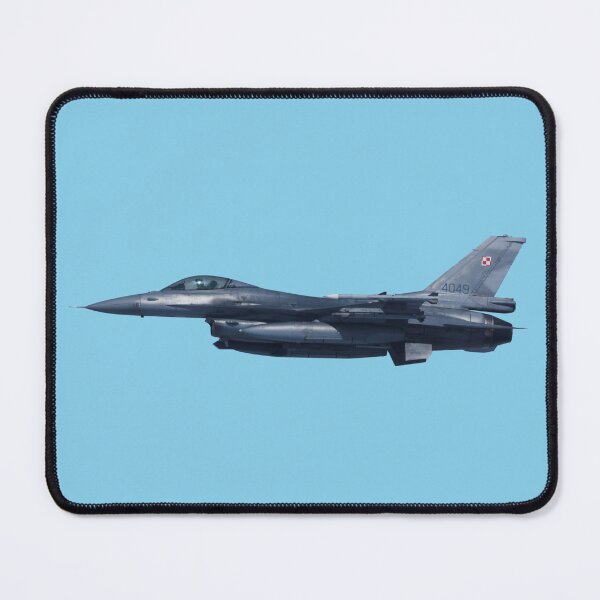 Item preview, F-16 Fighting Falcon Polish Air Force Profile Vector Art designed and sold by AfterburnerLab.