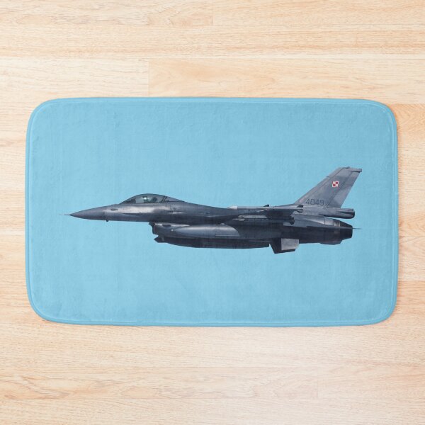 Item preview, F-16 Fighting Falcon Polish Air Force Profile Vector Art designed and sold by AfterburnerLab.
