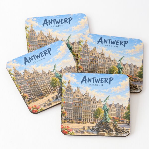 Item preview, Antwerp Painterly Flemish City Impression designed and sold by MichaeIRellov.