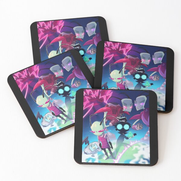 Aperçu de l'œuvre Invader Zim surdimensionné créée et vendue par AmandaHuenfeld.
