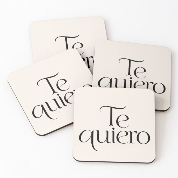 Aperçu de l'œuvre Je t'aime, typographie romantique en forme de cœur espagnol créée et vendue par MetaModel Editions.