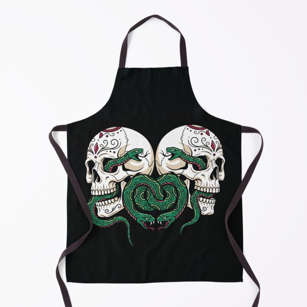 Item preview, Skull Couple Snakes Heart Gothic Tattoo Art designed and sold by digizonebydas.
