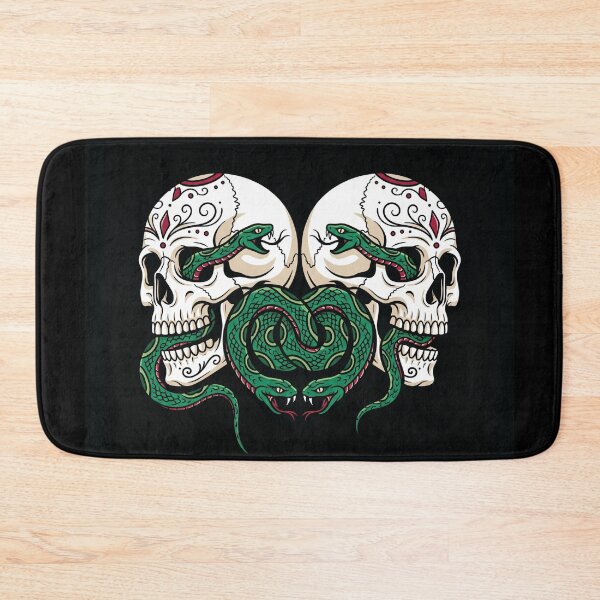 Item preview, Skull Couple Snakes Heart Gothic Tattoo Art designed and sold by digizonebydas.