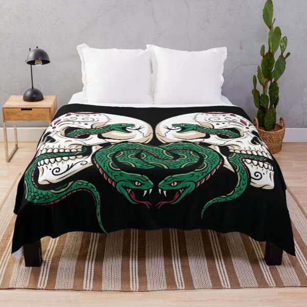 Item preview, Skull Couple Snakes Heart Gothic Tattoo Art designed and sold by digizonebydas.