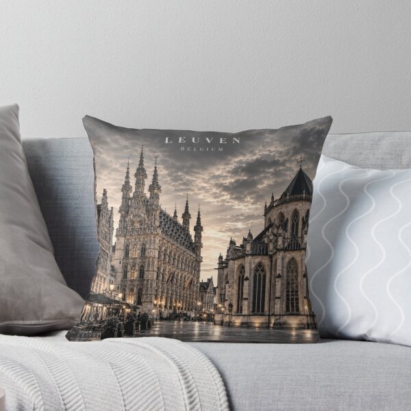 Item preview, Leuven Cinematic Monochrome City Artwork designed and sold by MichaeIRellov.