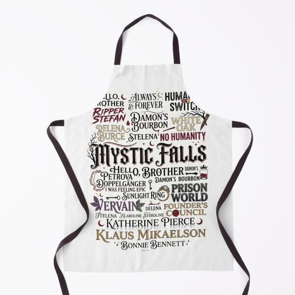 Aperçu de l'œuvre Mystic Falls Vampire Insider Citations de fans gothiques Collage d'autocollants créée et vendue par Fandom Universe.