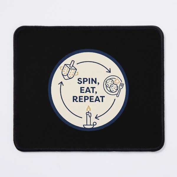 Item preview, Hanukkah Dreidel Latke — Spin, Eat, Repeat designed and sold by TheCalmEdit.