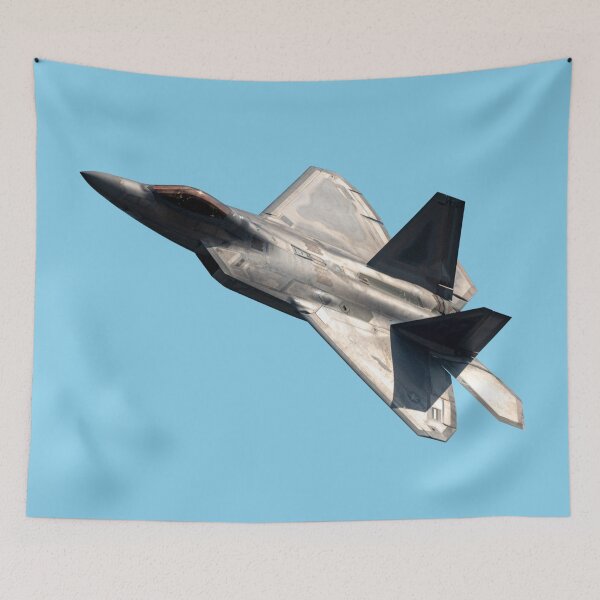Item preview, F-22 Raptor 5th Gen Stealth Bank Maneuver Vector Art designed and sold by AfterburnerLab.