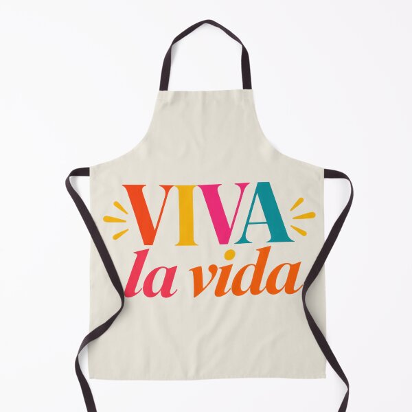 Item preview, Viva la Vida Spanish Life Quote Pink Orange Typography designed and sold by MetaModel Editions.