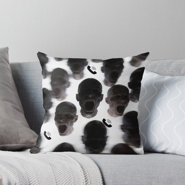 Item preview, Surreal Screaming Heads with Phone Icons Abstract Art designed and sold by bakosshops.