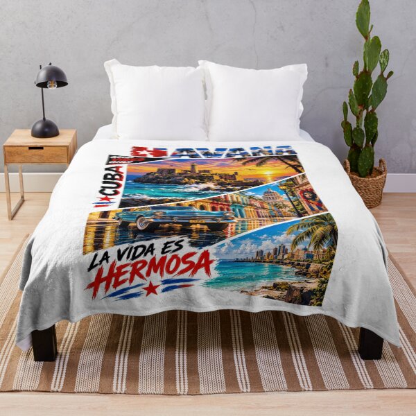 Artikelvorschau, Havana Dreams Eine Collage aus kubanischem Charme La Vida Es Hermosa entworfen und verkauft von KLERIKSTORE.