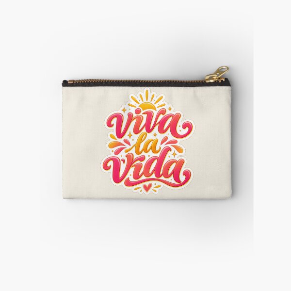 Item preview, Viva la Vida Colorful Spanish Positive Life Quote designed and sold by MetaModel Editions.