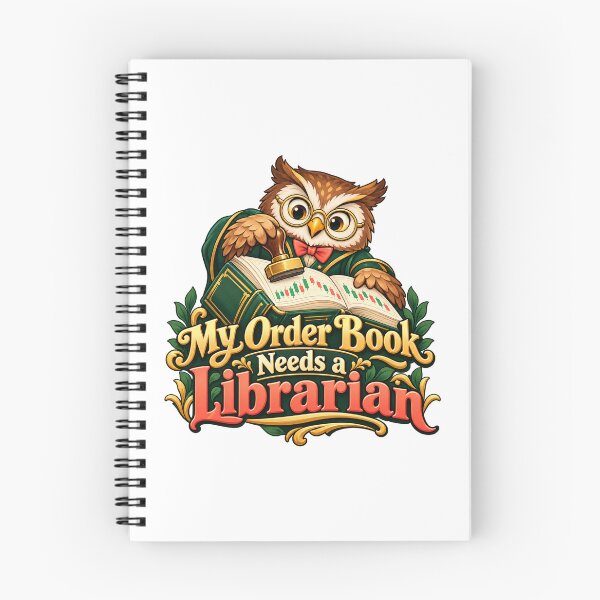 Item preview, My Order Book Needs a Librarian Owl Trader Art designed and sold by Bikivuno.
