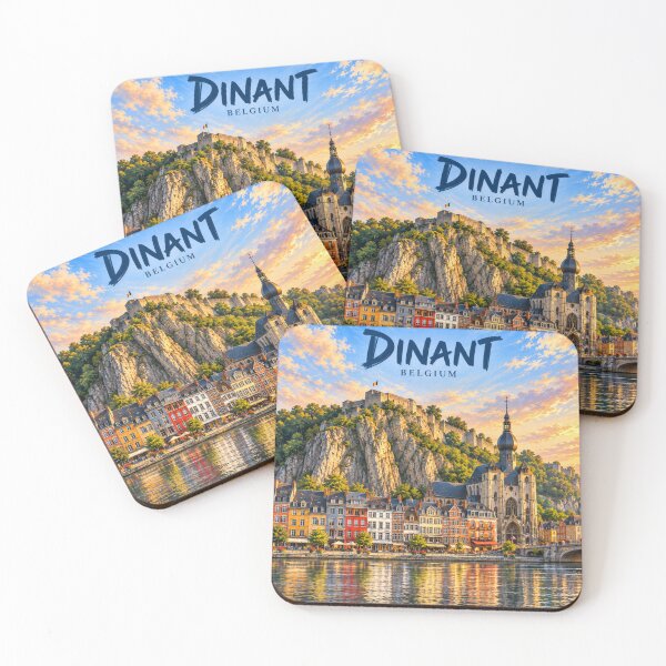 Item preview, Dinant Painterly Walloon River Impression designed and sold by MichaeIRellov.