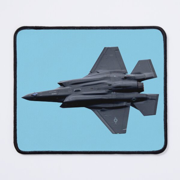 Artikelvorschau, F-35 Lightning II Unterseitenplan im Kurvenflug (Vektorgrafik) entworfen und verkauft von AfterburnerLab.