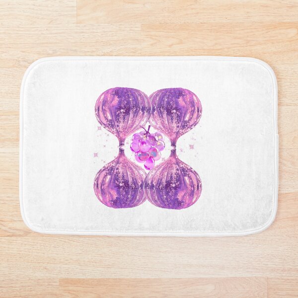 Item preview, Fuchsia Crystal Fruits & Grapes Sparkling Aesthetic Art designed and sold by MinimalAurashop.