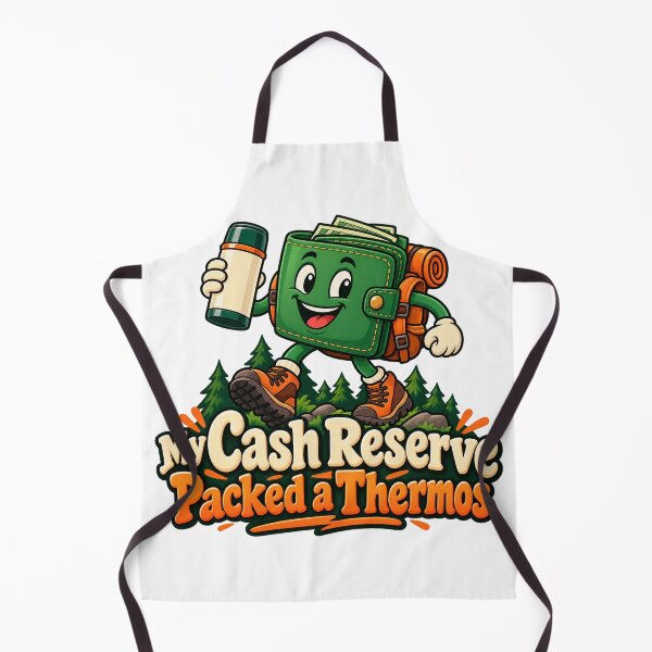 Artikelvorschau, My Cash Reserve Packed a Thermos Trader Cartoon entworfen und verkauft von Bikivuno.