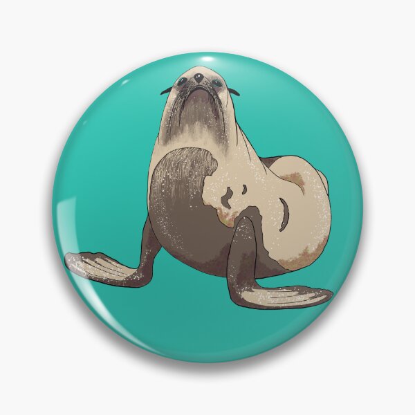Item preview, Elephan seal looking upstairs with outstretched flippers designed and sold by A Sweet  Fragrance Art.