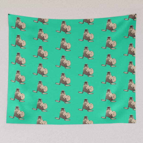 Item preview, Elephan seal looking upstairs with outstretched flippers designed and sold by A Sweet  Fragrance Art.