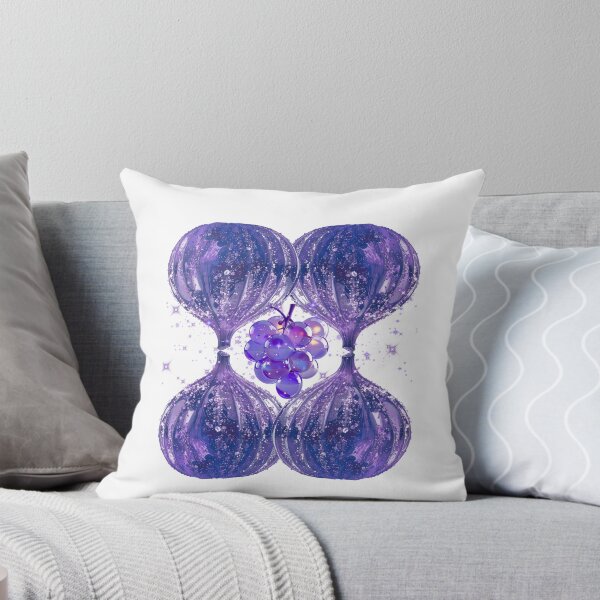 Item preview, Royal Indigo Crystal Fruits & Grapes Aesthetic Art designed and sold by MinimalAurashop.