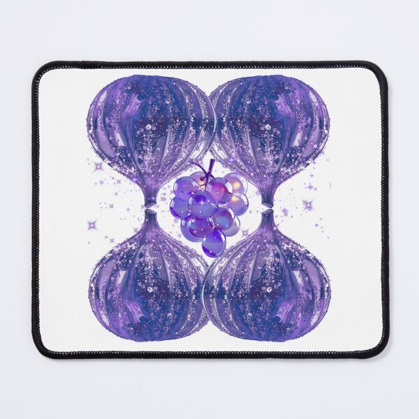 Item preview, Royal Indigo Crystal Fruits & Grapes Aesthetic Art designed and sold by MinimalAurashop.