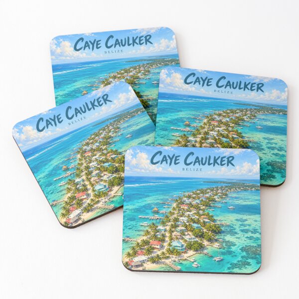 Item preview, Caye Caulker Painterly Belize Island Impression designed and sold by MichaeIRellov.