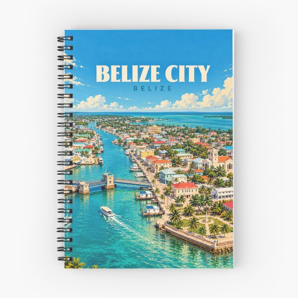 Item preview, Belize City Vintage Caribbean Travel Art designed and sold by MichaeIRellov.