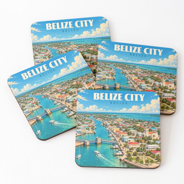 Artikelvorschau, Vintage-Reisekunst aus Belize City entworfen und verkauft von MichaeIRellov.
