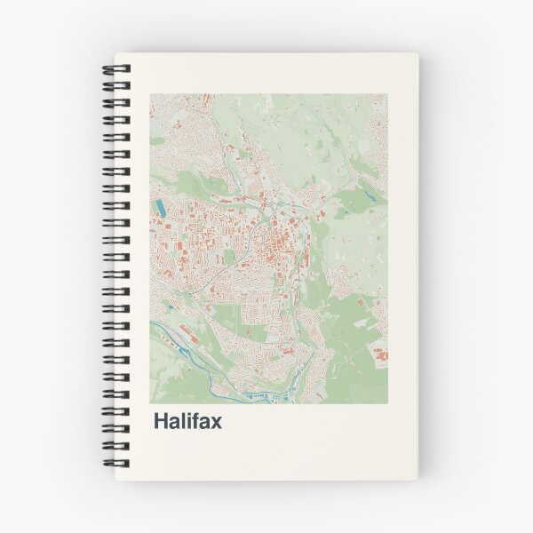 Artikelvorschau, Minimalistische Kartenkunst von Halifax entworfen und verkauft von MapsNerd.