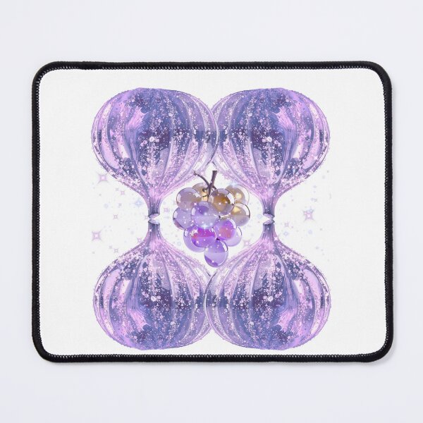 Item preview, ​Lavender Crystal Fruits & Grapes Aesthetic Art designed and sold by MinimalAurashop.