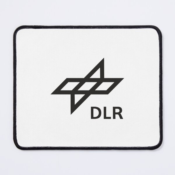 Item preview, DLR German Aerospace Center Logo in Black Abstract Geometric Design designed and sold by Karin F Decker.