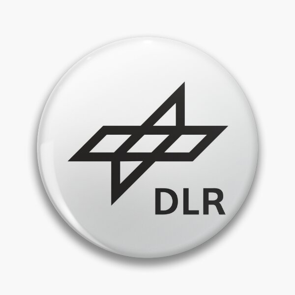 Item preview, DLR German Aerospace Center Logo in Black Abstract Geometric Design designed and sold by Karin  F Decker.