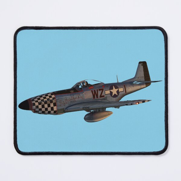 Item preview, P-51D Mustang Big Beautiful Doll Warbird Vector Art designed and sold by AfterburnerLab.