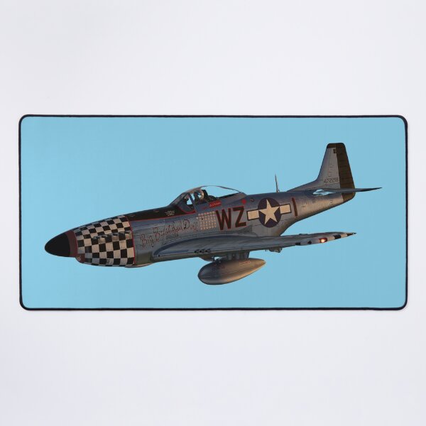 Item preview, P-51D Mustang Big Beautiful Doll Warbird Vector Art designed and sold by AfterburnerLab.