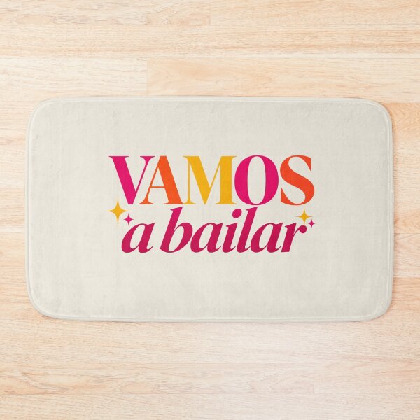 Item preview, Vamos a Bailar Tipografía de baile español colorida designed and sold by MetaModel Editions.