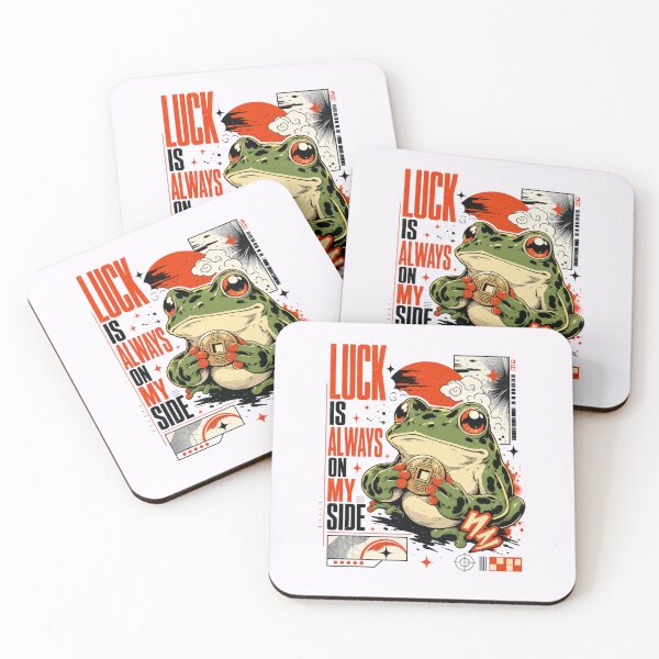 Item preview, Japanese Aesthetic Money Frog Graphic | Red Sun Cyberpunk Lucky Talisman | Anime Streetwear Apparel for Otaku & Trendsetters designed and sold by illeN-Art-World.