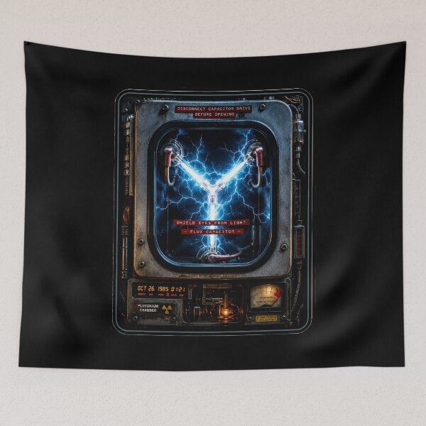 Item preview, Flux Capacitor Retro 821 Gigawatts Cinematic Time Travel designed and sold by BeardWave.