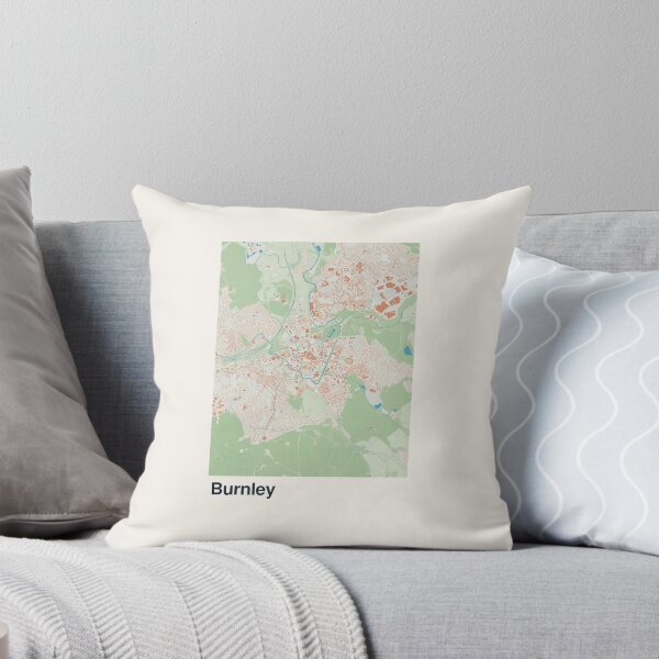 Item preview, Burnley Minimalistic Map Art designed and sold by MapsNerd.