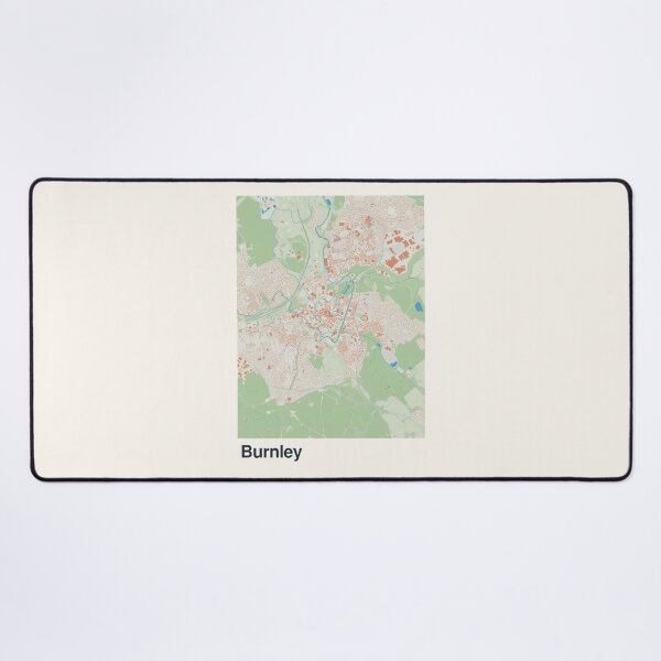 Item preview, Burnley Minimalistic Map Art designed and sold by MapsNerd.