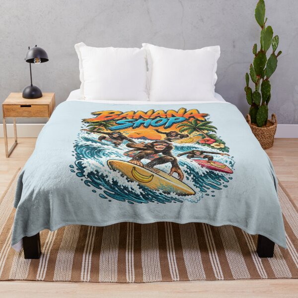 Item preview, Banana Shop – Funny Surfing Monkeys Beach Crew designed and sold by AwesomeBeyondLimits.