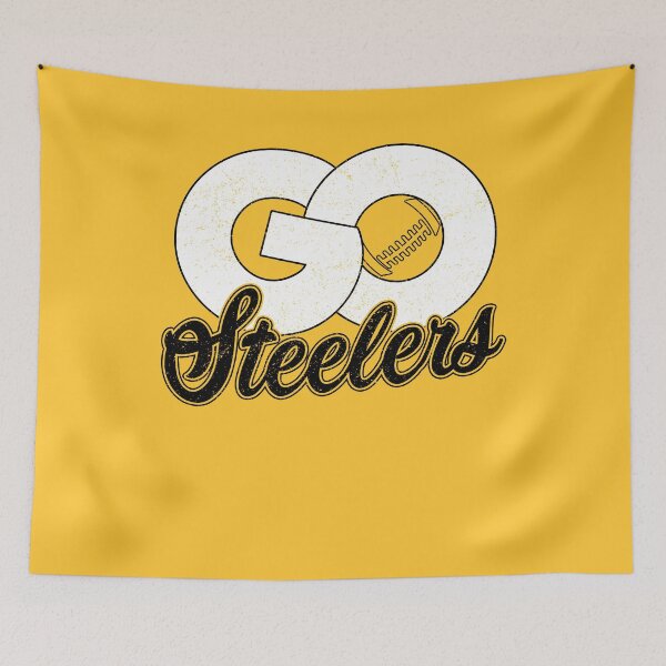 Item preview, Vintage Go Steelers Distressed Pittsburgh Football Spirit designed and sold by Floral Vintage.