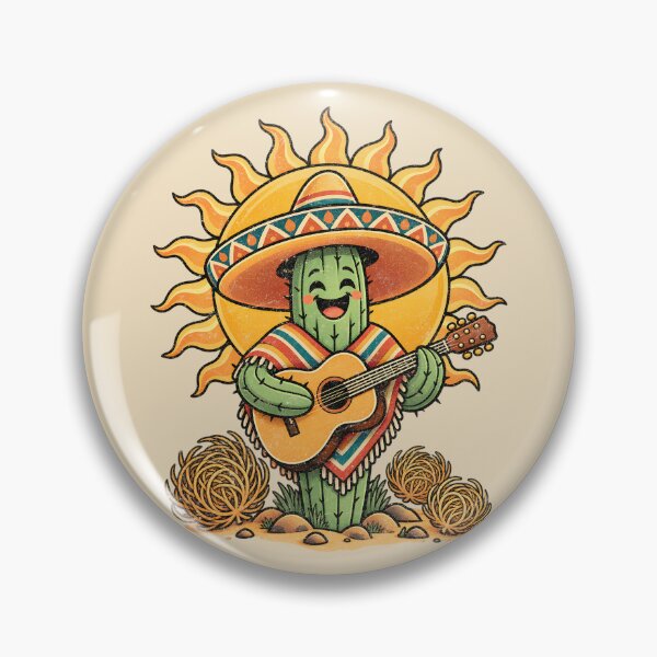 Item preview, Singing Cactus – Sunny Desert Guitar Serenade designed and sold by AwesomeBeyondLimits.